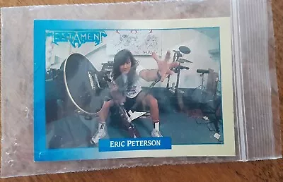 Buy Rockcards Eric Peterson Testament 144 Rare Collectables Memorabilia Merch • 1.45£