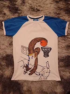 Buy Rare T-shirt Star Wars X Adidas 2010 Chewbacca Basketball  Team Wookies Size L  • 35£