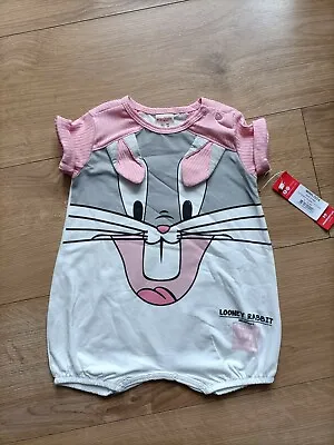 Buy Looney Tunes Age 12-18M Baby Girls   Clothing Summer Gift Vest Romper Sleepsuit • 9.99£