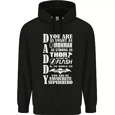Buy Daddy My Favourite Superhero Fathers Day Mens 80% Cotton Hoodie • 19.99£