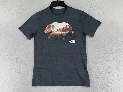 Buy The North Face Shirt Women Extra Small Gray Bear Photo Yosemite Tri-Blend Fabric • 21.35£