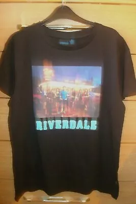Buy Official Riverdale Womens Black Cotton T Shirt Primark  UK Sizes 12/14 14/16 • 8.40£