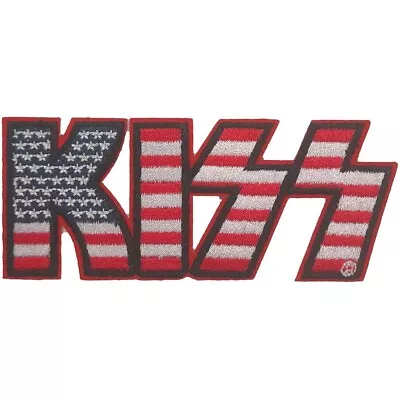 Buy KISS Iron-On Standard Patch:  LOGO: Official Licenced Merch Fan Gift • 4.50£