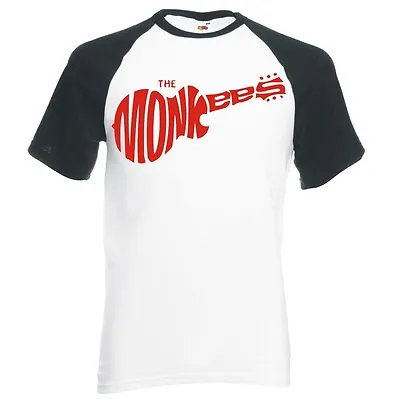 Buy The Monkees  Guitar Logo  Unisex, Raglan Baseball T-shirt • 14.99£