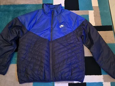 Buy Nike Windrunner Midweight Puffer Mens Jacket In Navy ,RRP £159 • 45£