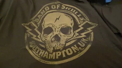 Buy Band Of Skulls Southampton Skull Black T-shirt XL • 24.99£