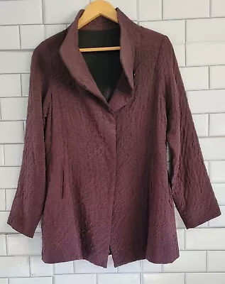 Buy KISS OF THE WOLF Silk Quilted Dress Jacket Blazer Elegant Below Waist Length... • 149.45£