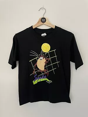 Buy Vintage Taz Tasmanian Devil Looney Tunes Youth T Shirt 90s Single Stitch • 10£