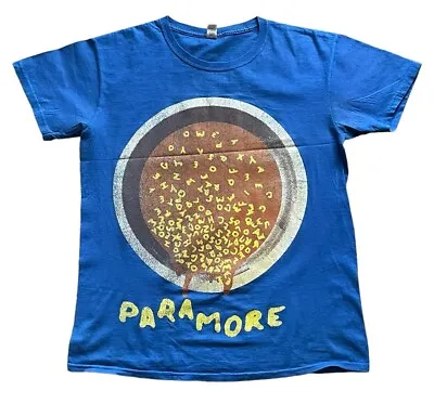 Buy Paramore T Shirt Medium Rare Alphabet Soup Emo Pop Punk Y2K • 40£