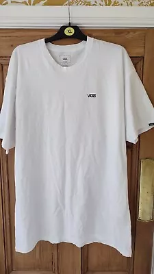 Buy Vans Short Sleeve White T Shirt XXL New Without Tags 50  Chest • 80£