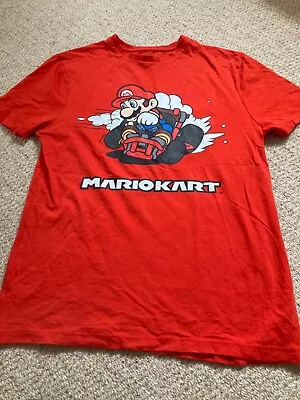 Buy Nintendo Mario Kart Official Kids Red T-shirt Size XS • 1.99£