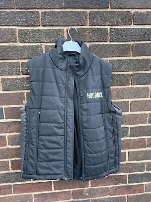 Buy Hoodrich Gilet Men’s Medium Black Body Warmer Streetwear Padded Gangster Warm • 36.50£