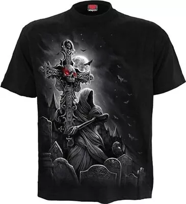 Buy Grave Walker Mens T-Shirt By Spiral Direct Rock Heavy Metal Music Skull • 15.99£