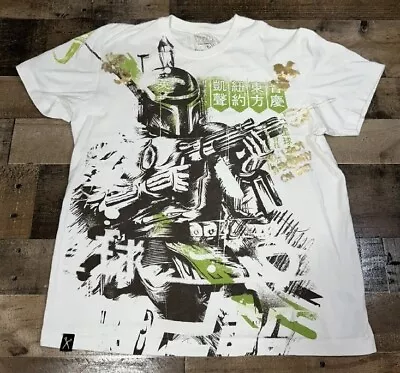 Buy Boba Fett Star Wars Marc Ecko Cut And Sew 2009 Men’s T Shirt Size Large • 33.99£