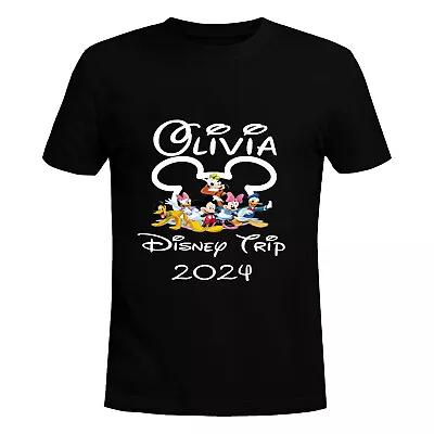Buy Personalised Disneyland Paris 2024 T-Shirt, Mickey Minnie Family Matching Top • 7.49£