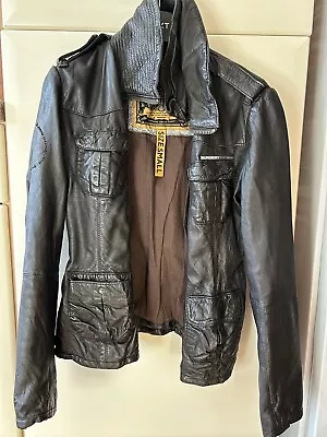 Buy Superdry Leather Jacket   • 10£