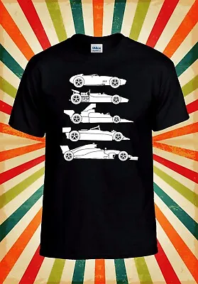 Buy Evolution Of The Formula One T Shirt Men Women Unisex Baseball T Shirt Top 3043 • 9.99£