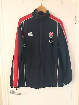 Buy England Rugby Union Canterbury O2 Red/Blue Mens Lightweight Jacket Size Large  • 22£