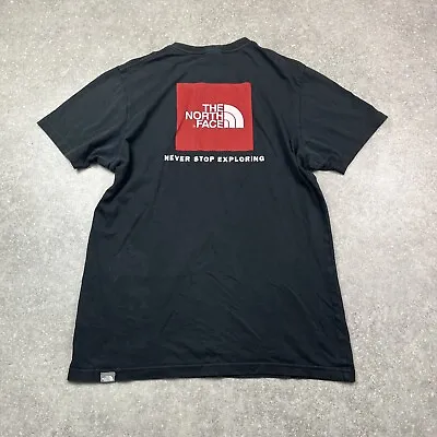 Buy Mens The North Face Black Red Graphic Print T-shirt Size S Pit To Pit 21” • 20£