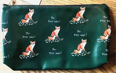 Buy For Fox Sake! Men's Waaterproof Wash Bag With Cute Fox Design (BE01) • 7.50£