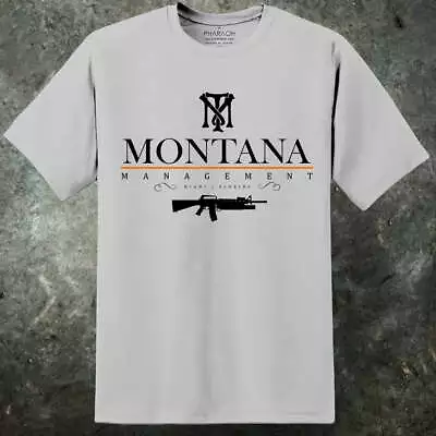 Buy Montana Management Scarface Al Pacino Gangster Godfather Inspired Mens T Shirt • 19.99£