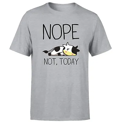 Buy Not Today Cow Unisex T Shirt Funny Animal Graphic Saying Novelty Tee Top • 9.99£