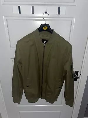 Buy Very. Light Bomber Jacket By Very. Khaki Green • 15£