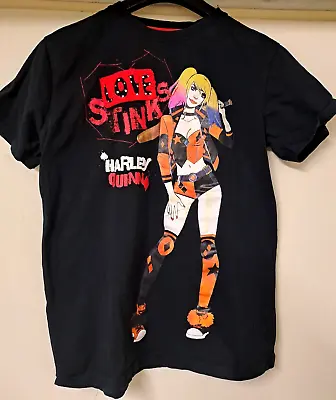 Buy Harley-Quinn - DC COMICS - Black T-Shirt - SIZE  L • 5.49£