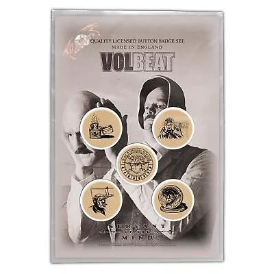 Buy Volbeat - Servant Of The Mind Button-Set - Official Merch • 8.55£