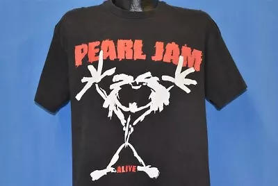 Buy 90s Pearl Jam Alive Ten 1992 Rock Grunge Double-Sided T-shirt • 28.81£