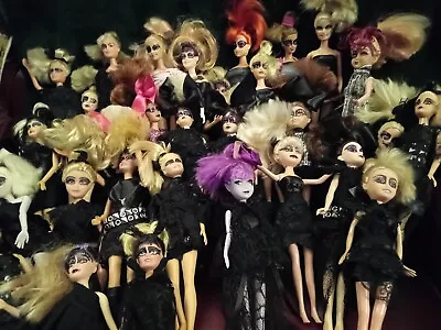 Buy   Punk Rock/Goth Style Barbie Doll With Handmade Clothing And Accessories  • 28£