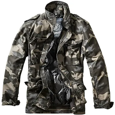 Buy Brandit M-65 Standard Jacket Patrol Military Mens Coat Tactical Parka Dark Camo • 75.95£