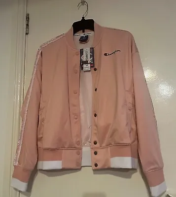 Buy Champion Pink Bomber Jacket Size Small *NEW* • 18£