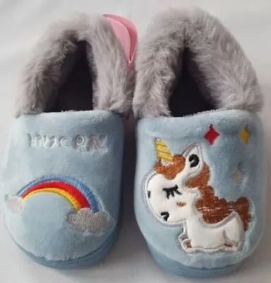Buy Boys Girls Winter Slippers Kids Toddler Warm Plush Home Alligator Unicorn Rocket • 7.98£