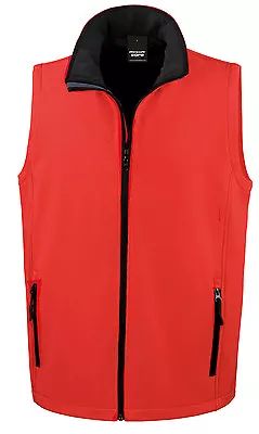 Buy Result Softshell Bodywarmer Water Repellent Gilet Top Sleeveless Jacket Vest • 19.49£