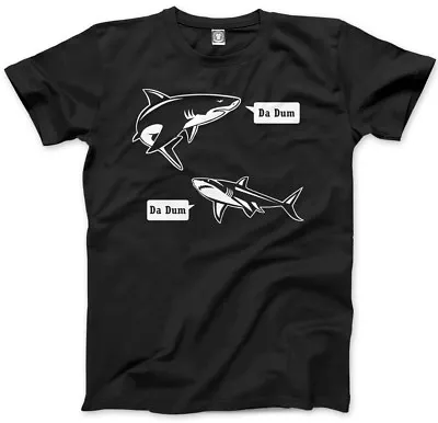 Buy Da Dum Shark - Funny Sharks Gift Movie Mens Unisex T-Shirt • 13.99£