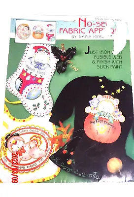 Buy Daisy Kingdom No Sew Fabric Appliques 6970 Babys First New Halloween Iron On • 8.53£