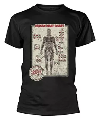 Buy CATTLE DECAPITATION - HUMAN MEAT CHART - Size M - New T Shirt - J72z • 17.15£