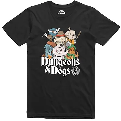 Buy Mens Funny T Shirt Role Playing Dungeons And Dogs Regular Fit Ring Spun Tee • 9.99£