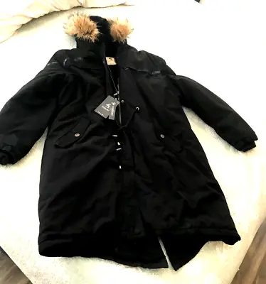 Buy Uoiuxc Womens Winter Coat Warm Puffer Thicken Parka Jacket With Fur Hood • 37.85£