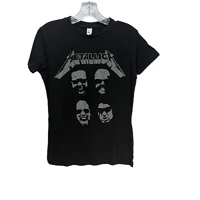 Buy Metallica 2012 T-Shirt Women's Medium M Short Sleeve Graphic Crew Neck Black 324 • 8.65£