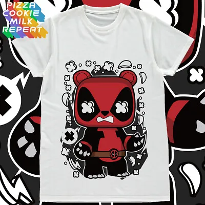Buy Deadpool Unisex Tshirt Comic Book Movie Marvel Fan Gamer Gift TV Retro Superhero • 11.95£