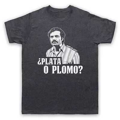 Buy Narcos Pablo Escobar Plata O Plomo Silver Or Lead Tv Mens & Womens T-shirt • 17.99£