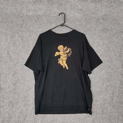 Buy Nike SB T Shirt Mens Large Loose Fit Angel Cherub Skate Black / Gold Drake • 36.99£