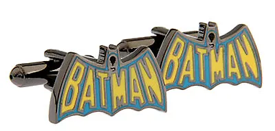 Buy Batman Fashion Novelty Brushed Cuff Links Movie Comic Series With Gift Box • 11.34£