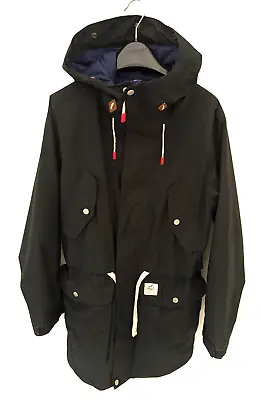 Buy Vans Jacket Mens Medium Black Full Zip Hood Pockets Outdoor Lined Mountain Parka • 47.80£