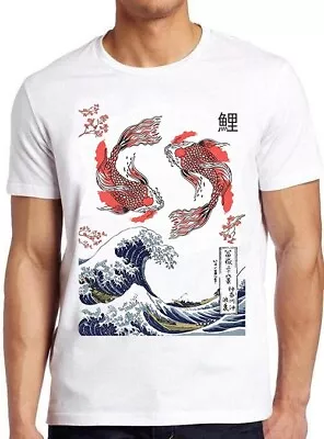 Buy Yin Yang The Great Wave Off Koi Fish Meme Top Funny Gift Tee T Shirt M1091 • 7.35£