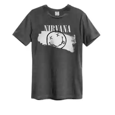 Buy Nirvana Official Licenced Smiley Face  Oversize  T- Shirt • 12.99£
