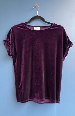 Buy Small  Purple Velvet Tshirt Dolls • 6£