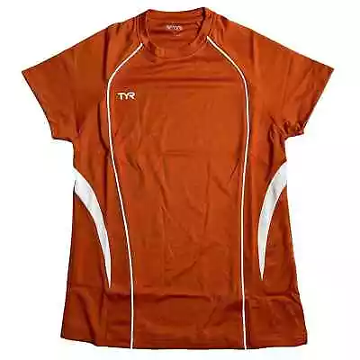 Buy Tyr Womens Alliance Tech Tee Tshirt - Textured Burnt Orange - Size Small - $34 • 17£